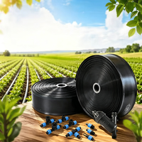 Kit d'irrigation goutte à goutte personnalisé de 1 hectare, ensemble de rubans d'irrigation goutte à goutte agricoles de 16 mm, irrigation par ligne goutte à goutte pour l'irrigation des fermes et des jardins