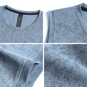 Camiseta sin Mangas de Secado Rápido para Hombre con Logotipo Personalizado OEM, Ropa Deportiva Ligera, Transpirable y Moderna - Product Image 2