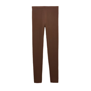 Pantalones de Yoga sin Costuras para Mujer, Color Marrón, para Entrenamiento, Gimnasio, Atractivos, Térmicos, Elásticos, para Uso Diario - Product Image 1
