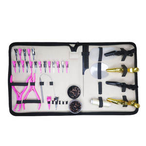 OEM Available Finest Quality New Arrival Stainless Steel Hair Extension <b>Pliers</b> Tools Kit Custom Colors Custom Logo - Product Image 1