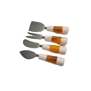 Cubiertos de Acero Inoxidable Personalizados de Alta Calidad con Resina y Mango de Resina para Cocina, Hoteles, Restaurantes, Cubiertos de Lujo - Product Image 1