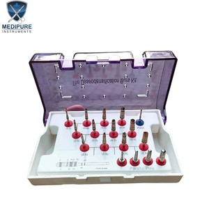 Kit Profesional de Fresas para Osteodensificación, Juego de Brocas Quirúrgicas Dentales para Implantología, Instrumentos para Expansión y Densificación Ósea - Product Image 3