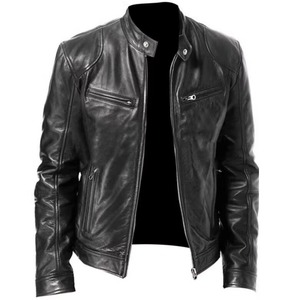 Custom Real Leather Jacket Men Genuine Lambskin Biker <b>Coat</b> Motorcycle Riding Outerwear Winter Warm Bomber Streetwear Clothes - Product Image 2