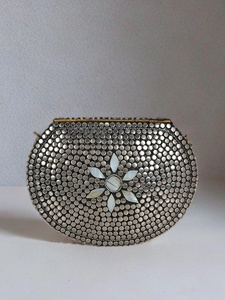 Women's Mosaic <b>Evening</b> <b>Bag</b> with Chain Luxury Cocktail Clutch Purse - Product Image 3