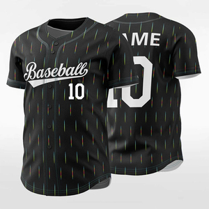Camisetas de Béisbol con Diseño Personalizado, Impresión Digital, Transpirables, Manga Corta, Venta al Por Mayor, Uniformes de Dos Botones, Servicio OEM ODM - Product Image 6