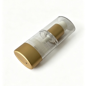 Botella Ovalada de 25/30/40 ml con Bomba Airless, Envase Cosmético Dorado de Lujo para Suero, Loción, Base de Maquillaje y Pelucas, Personalizable - Product Image 6