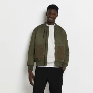 Professionally Manufactured Fashionable High Quality Streetwear <b>Canvas</b> Winter Satin <b>Jacket</b> for Men Breathable Waterproof - Product Image 1