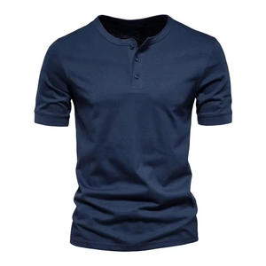 เสื้อยืดโอเวอร์ไซส์ผู้ชาย คอวี ผ้าฝ้าย 100% คุณภาพสูง สีพื้น เรียบง่าย สวมใส่สบาย ระบายอากาศได้ดี ไม่ยับ - Product Image 6
