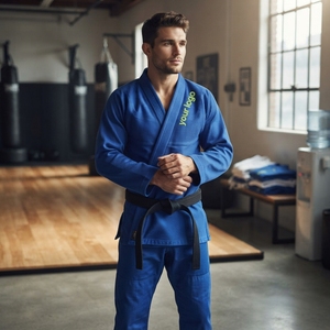 Kimono de judo pour femmes, 100% coton extensible, coupe ajustée, kimono d'arts martiaux pour les entraîneuses - Product Image 3