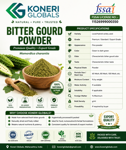 Poudre de courge amère naturelle de qualité supérieure, qualité alimentaire, séchée à l'air chaud, pour le soutien de la glycémie, complément alimentaire à base de plantes, bien-être - Product Image 2