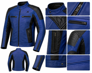 Veste de moto en cuir imprimée en couleur personnalisée |   Fabricant OEM ODM |   Qualité de conception haut de gamme |   Vêtements de course |   Toutes les saisons - Product Image 6