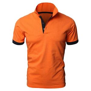 Camiseta Polo Transpirable Informal para Hombre, Fabricante de Marca Privada OEM, Sensación Premium, 200 GSM, Algodón y Poliéster, Fácil Cuidado - Product Image 1
