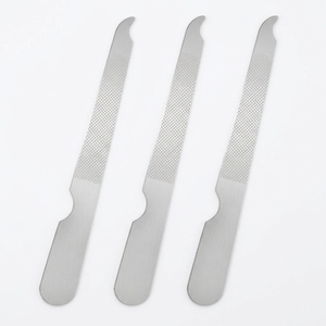 ตะไบเล็บสแตนเลส 3 ชิ้น ดีไซน์โลหะสองด้าน - Product Image 1