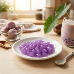 ไข่มุกทาร์โอรสชาติเข้มข้น สำหรับชงเร็ว ใช้ตกแต่งเครื่องดื่มชานมไข่มุก สมูทตี้ ของหวาน และร้านกาแฟ - Product Image 1