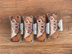 มาใหม่สไตล์ตะวันตกทําด้วยมือเครื่องมือหนังผมกรงเล็บคลิปจริงทําด้วยมือหนังผมPinsอุปกรณ์เสริมสําหรับผู้หญิงและสาว - Product Image 4