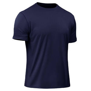 <b>Mens</b> Quick Dry Breathable T <b>Shirt</b> O Neck Short Sleeve Knitted Tee Eco Friendly Casual Wear - Product Image 1
