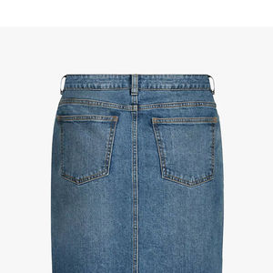 กระโปรงยีนส์ลำลองสำหรับผู้หญิง แฟชั่นยอดนิยม ผ้าไม่ยับ ขายดี คุณภาพพรีเมียม ราคาถูก พร้อมโลโก้/สีตามสั่ง - Product Image 4