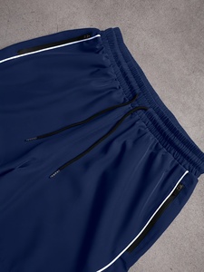 Secure <b>Zip</b> <b>Pockets</b> for Gym and Sports in Red Athletic Cargo <b>Shorts</b> Men Performance Fabric <b>with</b> Elastic Waist - Product Image 3