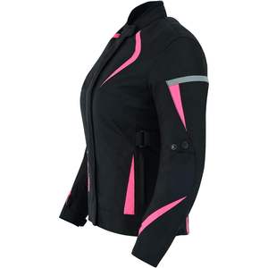 Blouson de moto pour femme Bacca Moto, homologué CE, avec armure, imperméable, en Cordura, respirant, pour toutes les conditions météorologiques, motocross - Product Image 2