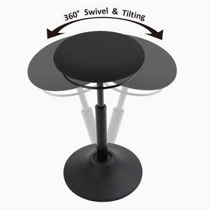 Taburetes de bar ergonómicos modernos y coloridos en negro - Product Image 2