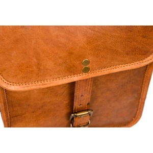 Sac d'affaires imperméable multifonction marron sac à dos pour homme en cuir véritable école à la mode pour le voyage - Product Image 4