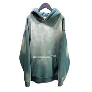 High Quality Vintage Wash Hoodie Men Thick Heavyweight Oversized Hoodies Blank Cotton Distressed Retro Hoodie Acid Wash 2026 - Product Image 2