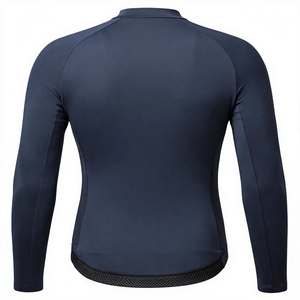 Jersey de Ciclismo de Manga Larga para Hombre, con Cierre Completo, Térmico para Invierno, Personalizado, Transpirable, de Secado Rápido, Elástico, de Spandex/Poliéster - Product Image 2