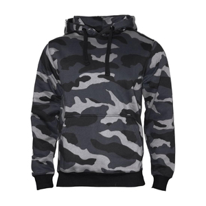 Sudadera con Capucha de Camuflaje para Hombre, Corte Regular, Poliéster y Algodón, Estilo Casual Urbano, Diseño con Bolsillos, Ropa de Otoño, Sudaderas con Capucha para Hombre - Product Image 3