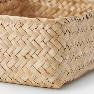 Seagrass Organizer Herringbone <b>Rectangular</b> <b>Basket</b> Handmade Storage <b>Basket</b> Wholesale eco-friendly Made in Viet Nam - Product Image 5