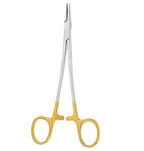 คีมจับเข็มทังสเตนคาร์ไบด์คีมสำหรับผ่าตัดทำจากสเตนเลสสตีลขนาด15ซม. ใช้ซ้ำได้ - Product Image 1