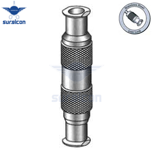 Adaptador de Transferencia de 3 cm / 1-1/4" con Conexión Luer Lock, Instrumento Quirúrgico Manual de Acero Inoxidable para Liposucción - Marca Surgicon - Product Image 3