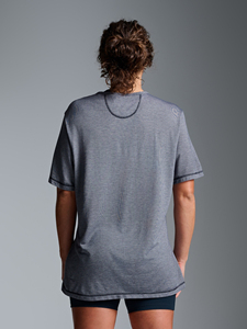 Camiseta de Cuello Redondo Lisa para Mujer, Cómoda, Ajustada, de Manga Corta, Básica e Informal - Product Image 3