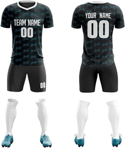Conjunto de Ropa Deportiva de Fútbol Profesional, Jersey y Pantalones Cortos Personalizados, Transpirables, para Entrenamiento y Partidos, Fabricante OEM, EE. UU., Reino Unido, Europa - Product Image 3
