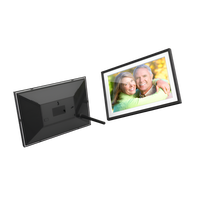 Cadre photo numérique WiFi Sudex Frameo 10,1 pouces MP4/MP3 avec écran tactile 16 Go/32 Go/64 Go, vidéo intelligente et partage via application