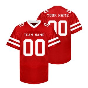 Personalized Team Name & Number Football Jersey for Adult , Custom Football <b>Shirt</b> for American Football Fan Sports Jerseys - Product Image 1