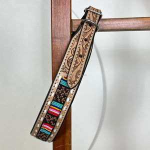 2025 qualité supérieure Durable en cuir usiné à la main perlé luxe réglable rembourré robuste collier de chien fabricant collier pour animaux de compagnie - Product Image 5