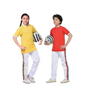 High Quality Customizable Polyester Primary School Children Unisex Sport <b>Polo</b> Uniform Set Custom Logo OEM Service Needle - Product Image 4