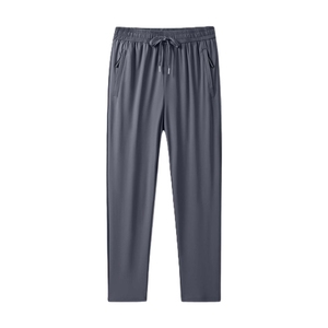 Pantalon de jogging décontracté pour garçons en tricot uni Spandex/Polyester avec cordon de serrage à la taille et poches latérales respirant et personnalisable - Product Image 4