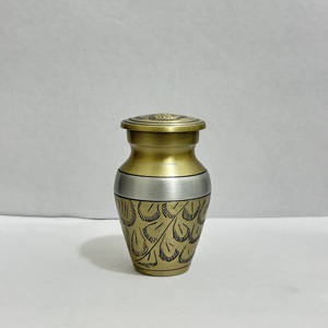 American Style Aluminium Wholesale Cremation Urns Human <b>Ashes</b> <b>Keepsake</b> Memorial Urn Hand Engraved Custom 3" Cremation Urns 220 - Product Image 5