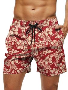 กางเกงว่ายน้ำฮาวายของผู้ชายกางเกงขาสั้นชายหาดพิมพ์ลายดอกไม้แห้งเร็วกางเกงขาสั้นเล่นกีฬากลางแจ้ง3D กางเกงว่ายน้ำแฟชั่นของผู้ชาย - Product Image 2