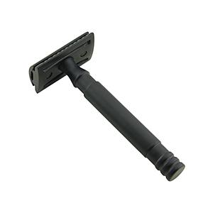 Afeitadora de seguridad de doble filo personalizable Kounain para hombre, duradera, de acero inoxidable, con doble cuchilla de plástico, para barbería, con opciones de color. - Product Image 2