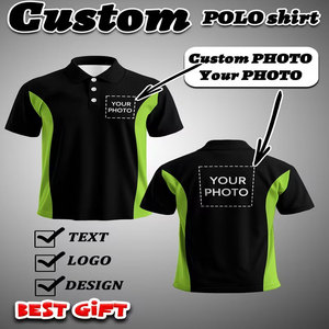 เสื้อโปโลแขนสั้นบล็อกสีที่ปรับแต่งได้ รองรับการออกแบบโลโก้ข้อความรูปภาพ ออกแบบเองได้ แฟชั่นลำลองสวมใส่ได้ทุกวัน - Product Image 6