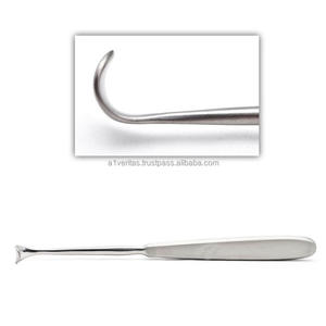 เครื่องมือผ่าตัดแบบใช้ซ้ำได้คุณภาพสูง A-1 VERITAS Cushiing-Kocher Retractor ตะขอเกี่ยวแผลและเส้นเลือด ขนาด 18 ซม. - Product Image 1