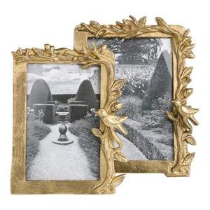 Geometric Style Gold Metal Geometric Photo <b>Frame</b> Rectangle <b>4x6</b> Inch Floating Glass Picture <b>Frame</b> for Wall Decor - Product Image 5