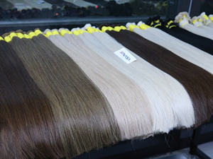 Vente chaude de haute qualité en vrac Premium Extensions de cheveux humains vietnamiens à cuticule alignée - Product Image 2