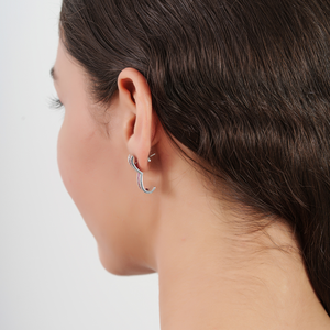 Pendientes de Plata de Ley 925 Hechos a Mano de Alta Calidad con Rubí Natural y Diamantes para Mujer - Product Image 4