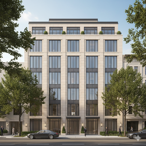 Meuble sur mesure JY Project, commode moderne en panneaux de particules RTA, standard américain, petite vanité de salle de bain tendance avec lavabo éclairé - Product Image 1