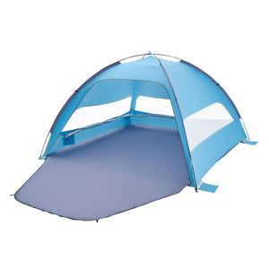 Tenda da Spiaggia per 6 Persone con Protezione UPF 50+, Gazebo Portatile, Borsa per il Trasporto, Tasche per la Sabbia e Pronta all'Uso Estivo - Product Image 1