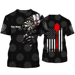 เสื้อยืดพิมพ์ลาย 3 มิติ สำหรับผู้ชาย ลายดาร์ทส์ สปอร์ตส์ ลิเวอร์ส บาร์ คลับ  แบบสั่งทำได้  แขนสั้น สไตล์ลำลอง สำหรับฤดูร้อน - Product Image 6