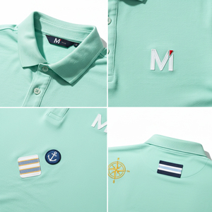 Camiseta Polo para Hombre de Poliéster Reciclado, Ropa Deportiva Sostenible, Logotipo Personalizado, Camiseta Polo de Alto Rendimiento, Ropa Deportiva Transpirable para Gimnasio - Product Image 5